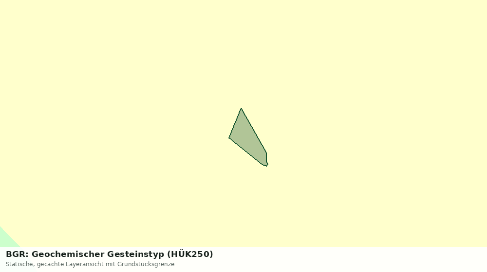 Statische Kartenansicht: BGR: Geochemischer Gesteinstyp (HÜK250)