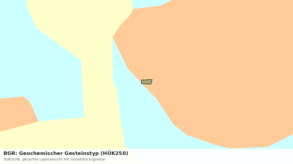 Statische Kartenansicht: BGR: Geochemischer Gesteinstyp (HÜK250)