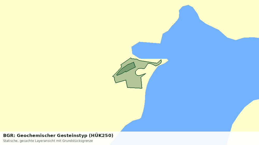 Statische Kartenansicht: BGR: Geochemischer Gesteinstyp (HÜK250)