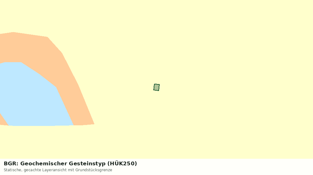 Statische Kartenansicht: BGR: Geochemischer Gesteinstyp (HÜK250)