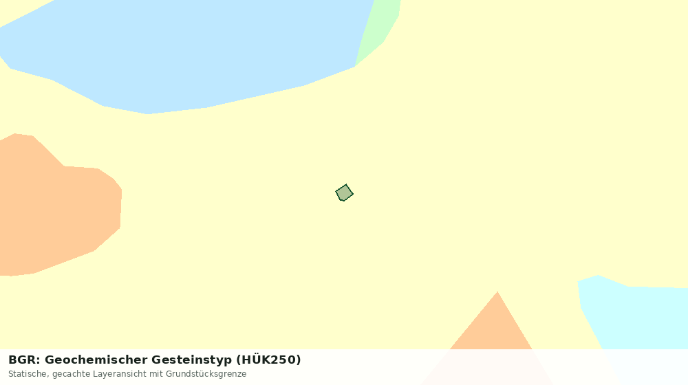 Statische Kartenansicht: BGR: Geochemischer Gesteinstyp (HÜK250)