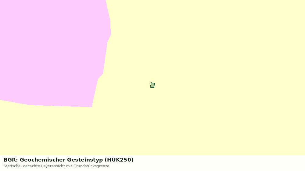 Statische Kartenansicht: BGR: Geochemischer Gesteinstyp (HÜK250)