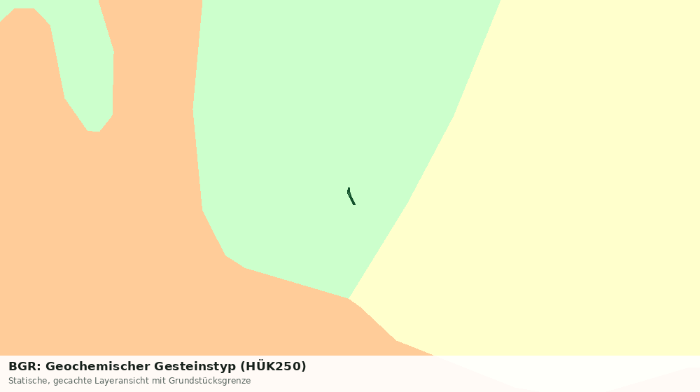 Statische Kartenansicht: BGR: Geochemischer Gesteinstyp (HÜK250)