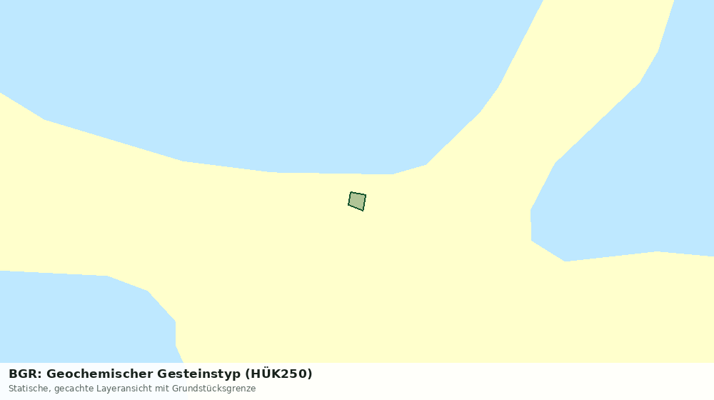 Statische Kartenansicht: BGR: Geochemischer Gesteinstyp (HÜK250)