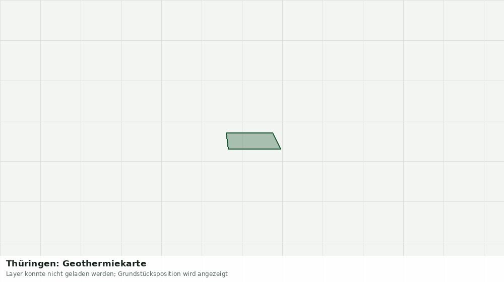 Statische Kartenansicht: Thüringen: Geothermiekarte