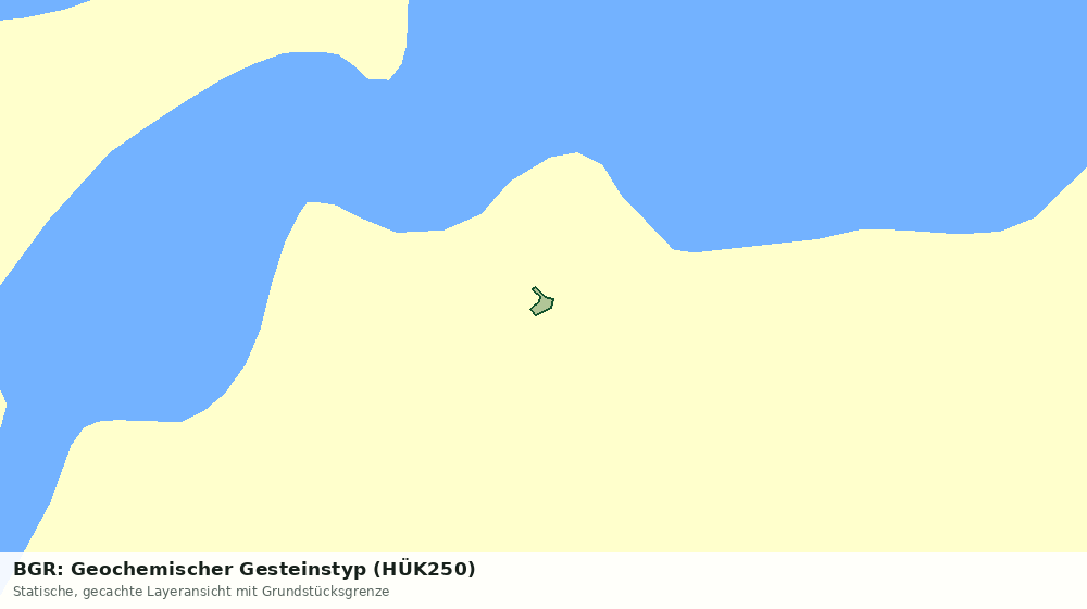 Statische Kartenansicht: BGR: Geochemischer Gesteinstyp (HÜK250)
