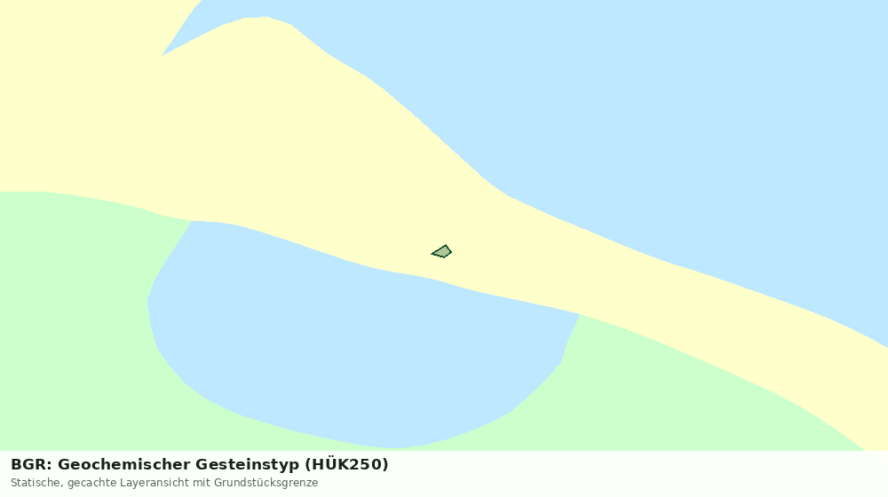 Statische Kartenansicht: BGR: Geochemischer Gesteinstyp (HÜK250)