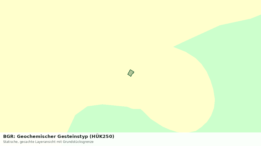 Statische Kartenansicht: BGR: Geochemischer Gesteinstyp (HÜK250)
