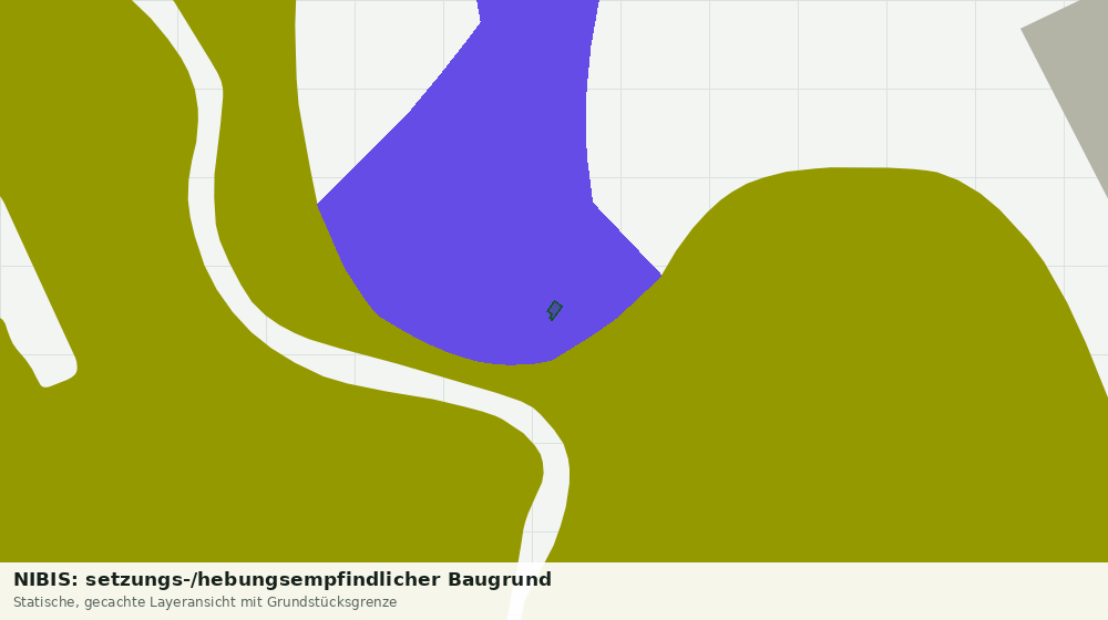 Statische Kartenansicht: NIBIS: setzungs-/hebungsempfindlicher Baugrund