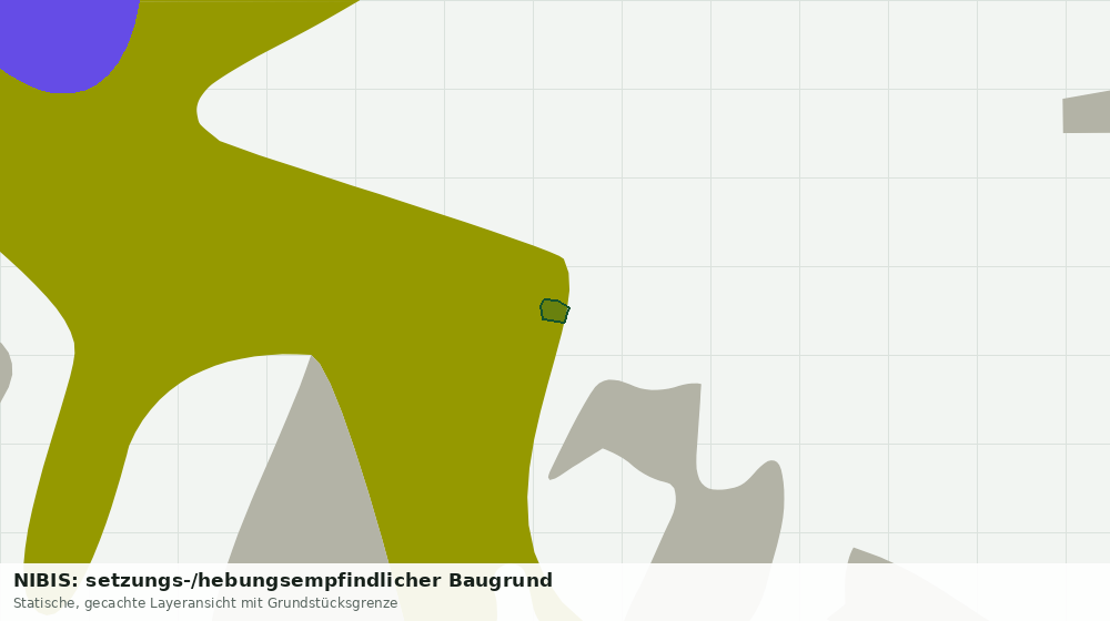 Statische Kartenansicht: NIBIS: setzungs-/hebungsempfindlicher Baugrund