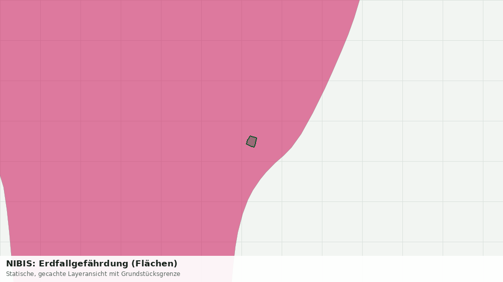 Statische Kartenansicht: NIBIS: Erdfallgefährdung (Flächen)