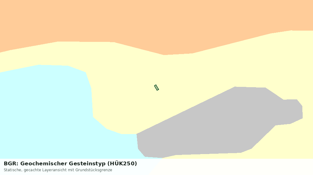 Statische Kartenansicht: BGR: Geochemischer Gesteinstyp (HÜK250)