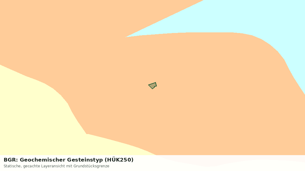 Statische Kartenansicht: BGR: Geochemischer Gesteinstyp (HÜK250)