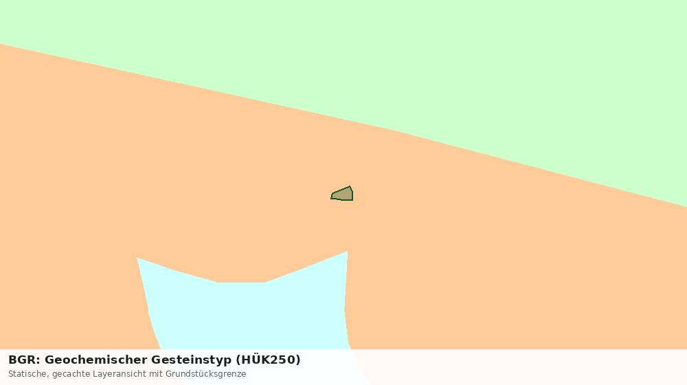 Statische Kartenansicht: BGR: Geochemischer Gesteinstyp (HÜK250)