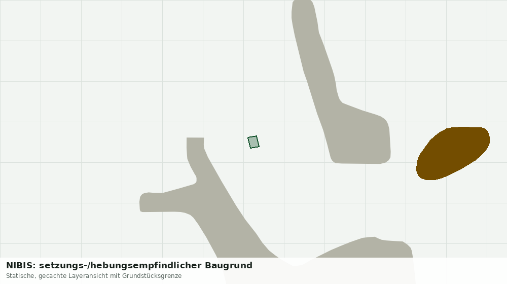 Statische Kartenansicht: NIBIS: setzungs-/hebungsempfindlicher Baugrund