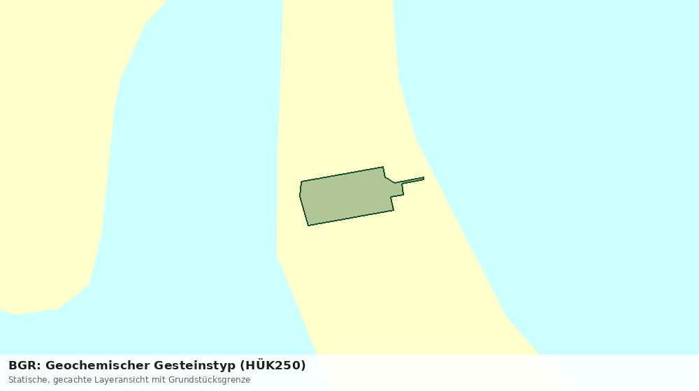 Statische Kartenansicht: BGR: Geochemischer Gesteinstyp (HÜK250)
