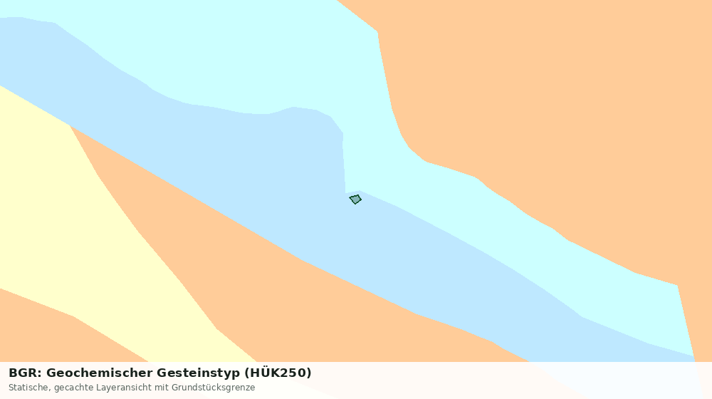 Statische Kartenansicht: BGR: Geochemischer Gesteinstyp (HÜK250)