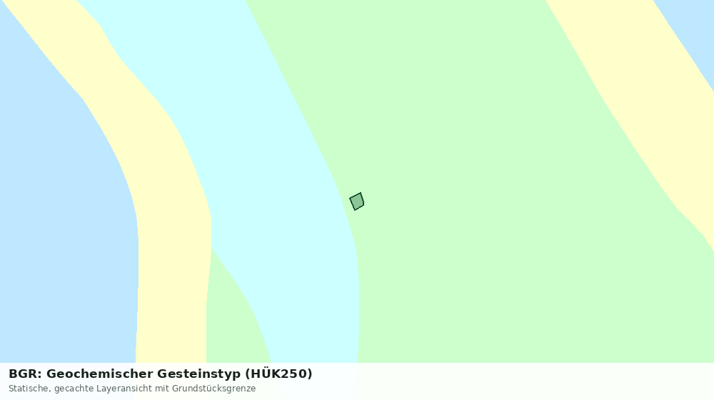 Statische Kartenansicht: BGR: Geochemischer Gesteinstyp (HÜK250)