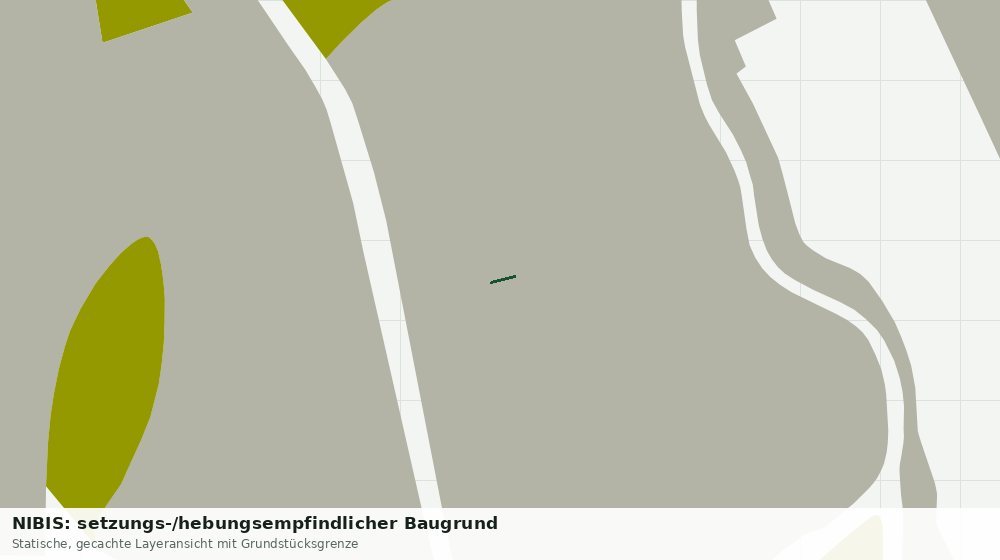 Statische Kartenansicht: NIBIS: setzungs-/hebungsempfindlicher Baugrund