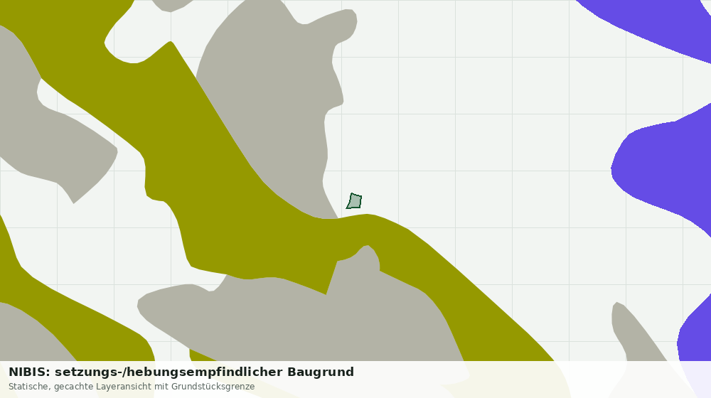 Statische Kartenansicht: NIBIS: setzungs-/hebungsempfindlicher Baugrund