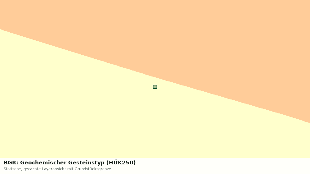 Statische Kartenansicht: BGR: Geochemischer Gesteinstyp (HÜK250)