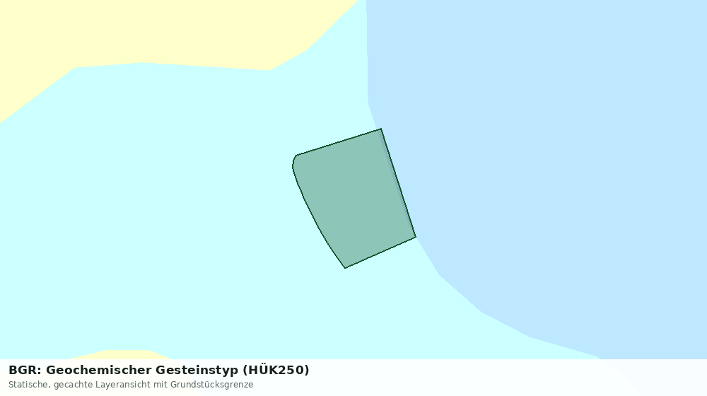 Statische Kartenansicht: BGR: Geochemischer Gesteinstyp (HÜK250)