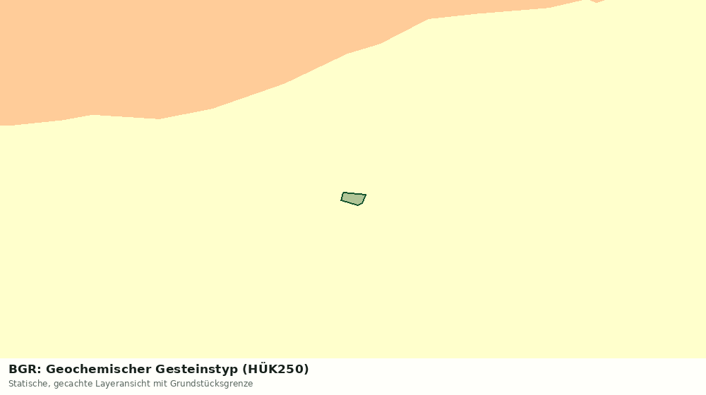 Statische Kartenansicht: BGR: Geochemischer Gesteinstyp (HÜK250)