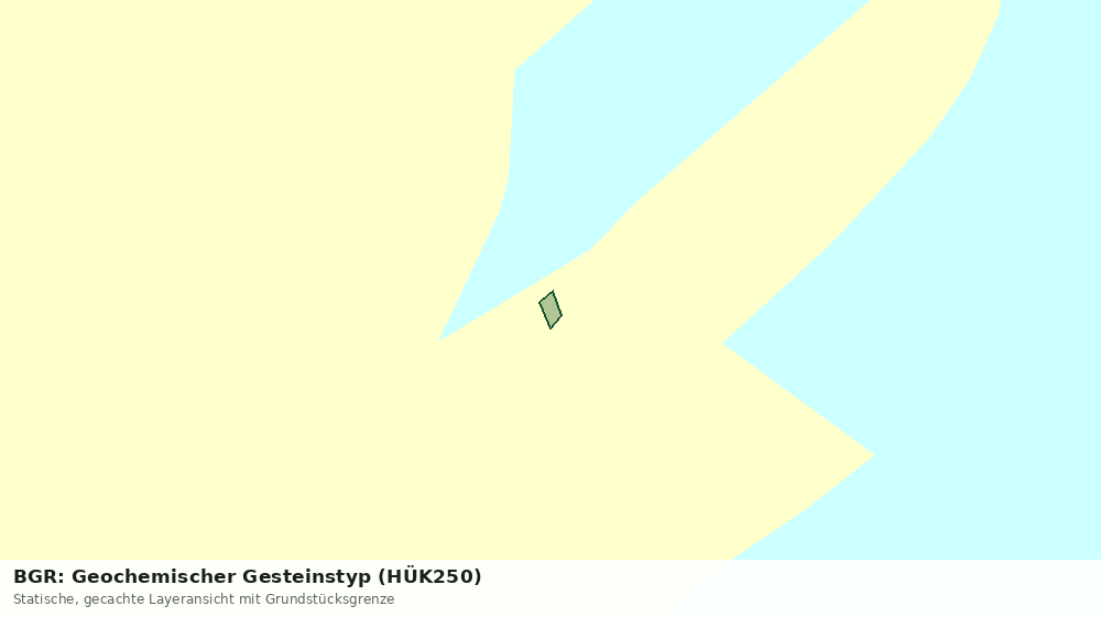 Statische Kartenansicht: BGR: Geochemischer Gesteinstyp (HÜK250)