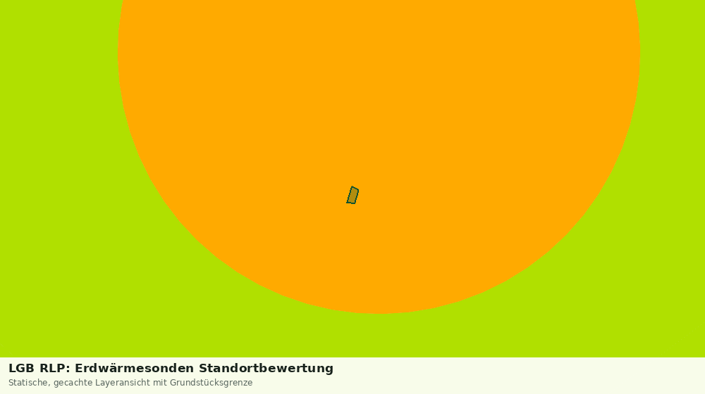 Statische Kartenansicht: LGB RLP: Erdwärmesonden Standortbewertung