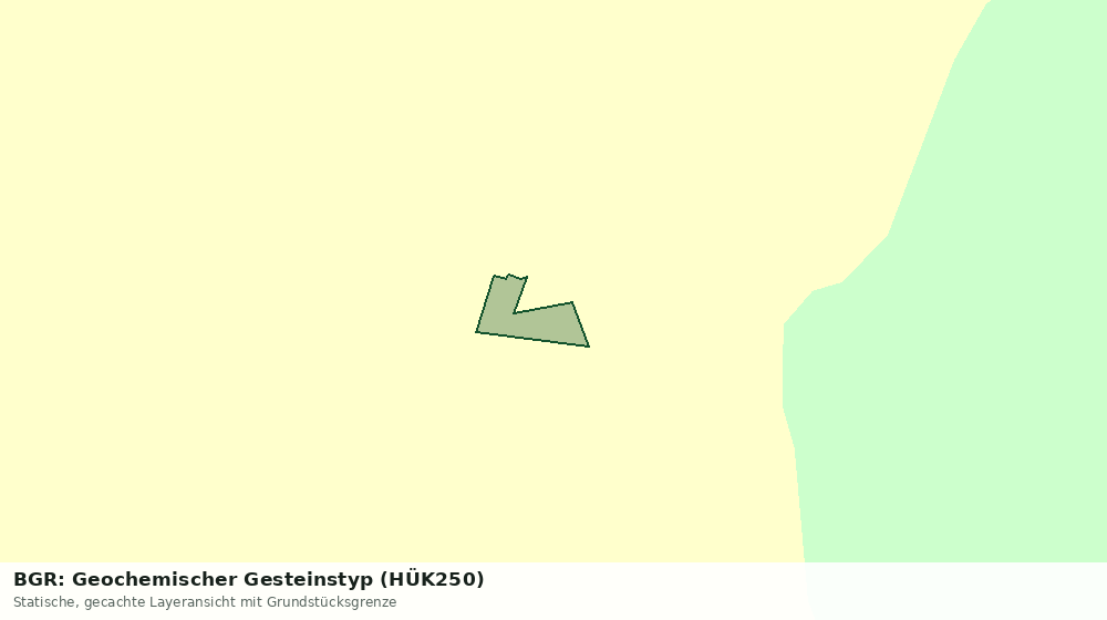Statische Kartenansicht: BGR: Geochemischer Gesteinstyp (HÜK250)