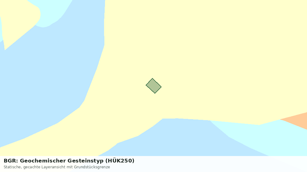 Statische Kartenansicht: BGR: Geochemischer Gesteinstyp (HÜK250)