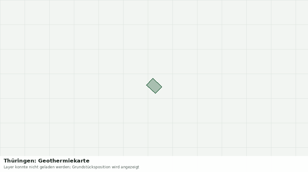 Statische Kartenansicht: Thüringen: Geothermiekarte