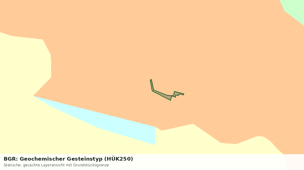Statische Kartenansicht: BGR: Geochemischer Gesteinstyp (HÜK250)