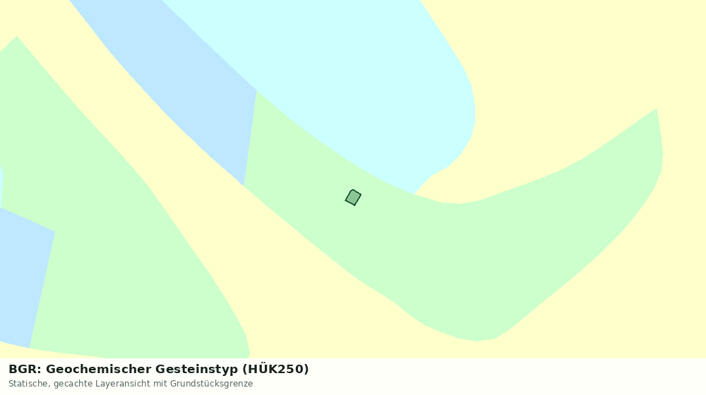 Statische Kartenansicht: BGR: Geochemischer Gesteinstyp (HÜK250)