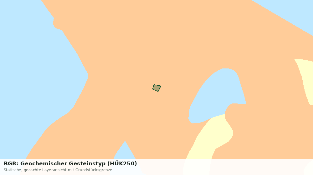 Statische Kartenansicht: BGR: Geochemischer Gesteinstyp (HÜK250)