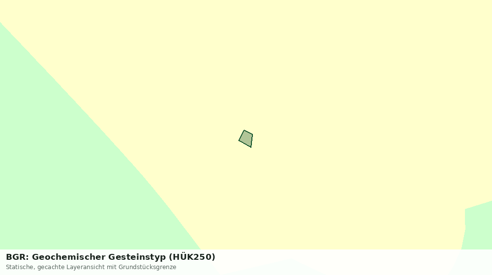 Statische Kartenansicht: BGR: Geochemischer Gesteinstyp (HÜK250)