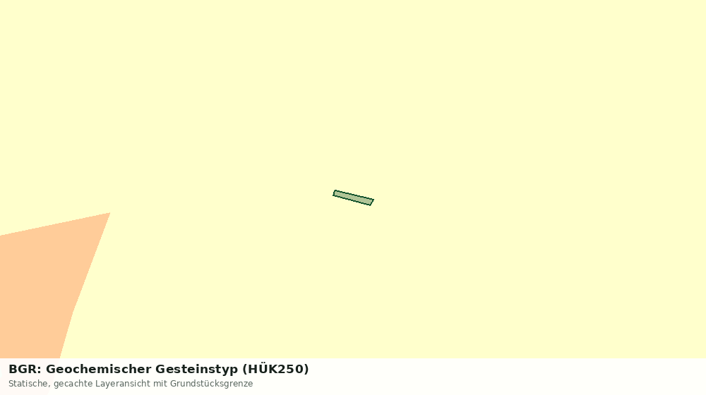 Statische Kartenansicht: BGR: Geochemischer Gesteinstyp (HÜK250)