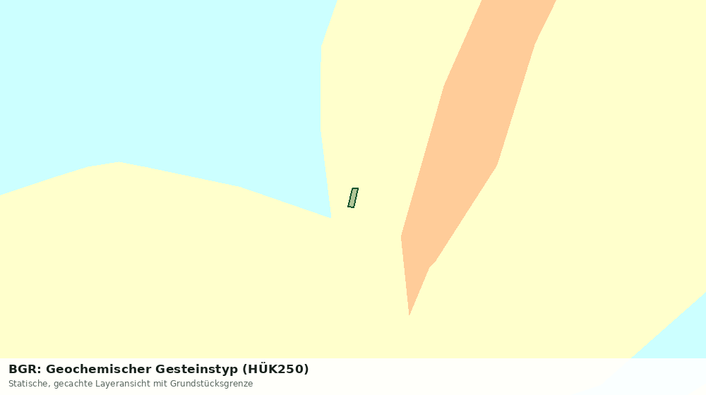 Statische Kartenansicht: BGR: Geochemischer Gesteinstyp (HÜK250)