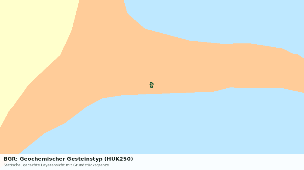Statische Kartenansicht: BGR: Geochemischer Gesteinstyp (HÜK250)