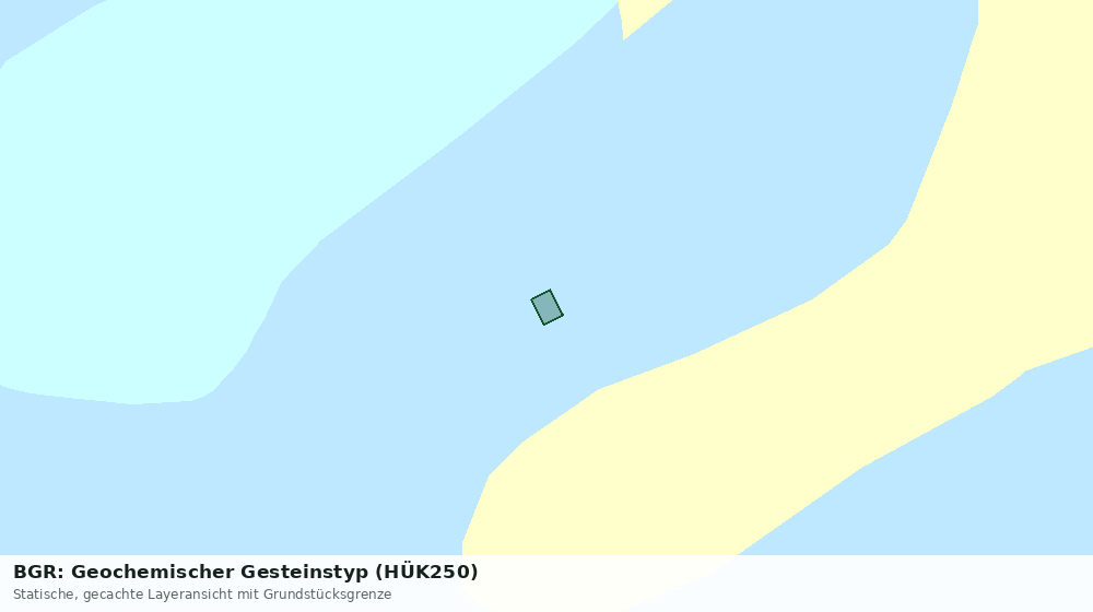 Statische Kartenansicht: BGR: Geochemischer Gesteinstyp (HÜK250)
