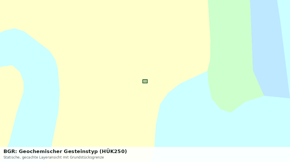 Statische Kartenansicht: BGR: Geochemischer Gesteinstyp (HÜK250)