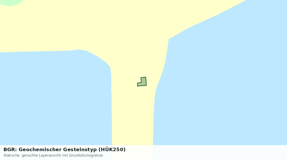 Statische Kartenansicht: BGR: Geochemischer Gesteinstyp (HÜK250)