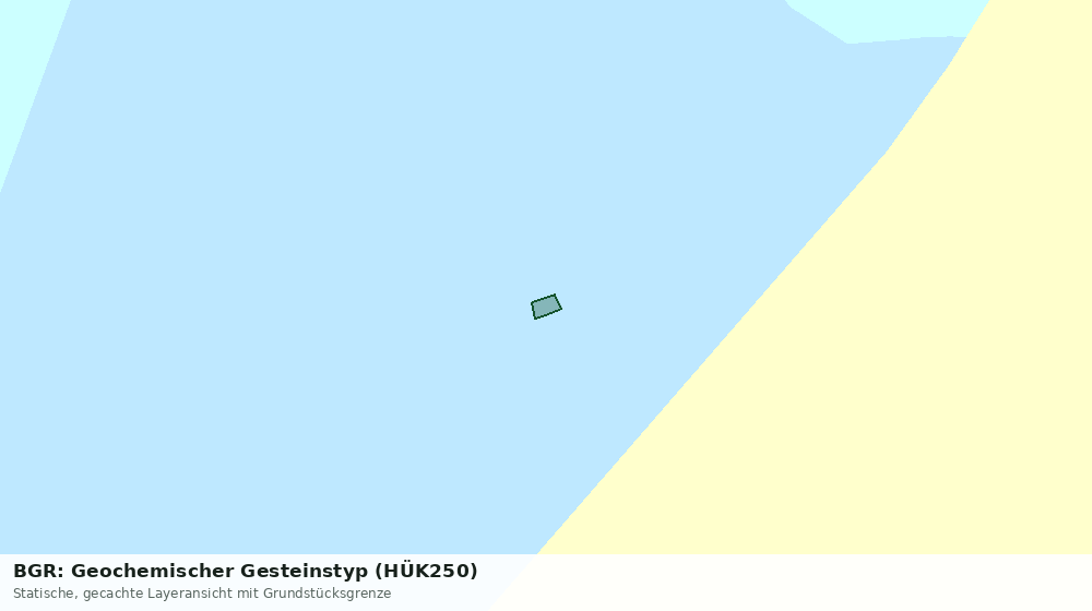 Statische Kartenansicht: BGR: Geochemischer Gesteinstyp (HÜK250)
