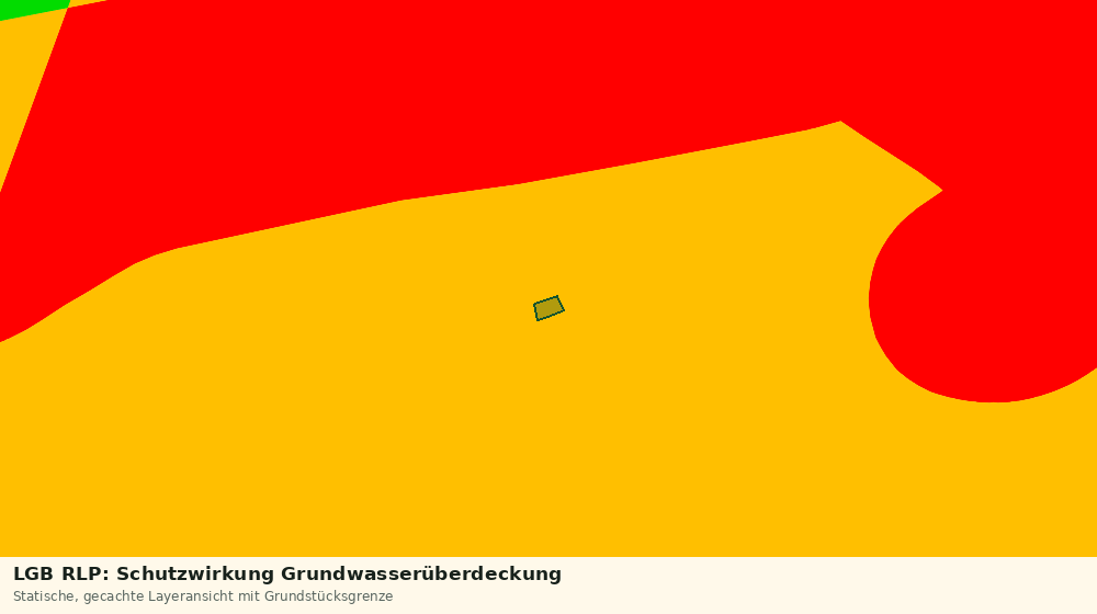 Statische Kartenansicht: LGB RLP: Schutzwirkung Grundwasserüberdeckung
