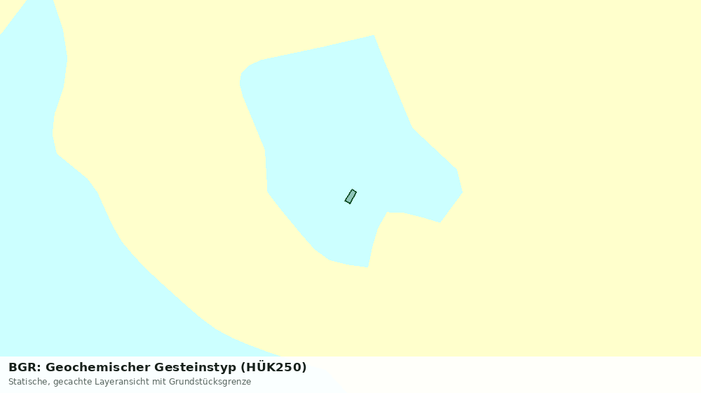 Statische Kartenansicht: BGR: Geochemischer Gesteinstyp (HÜK250)