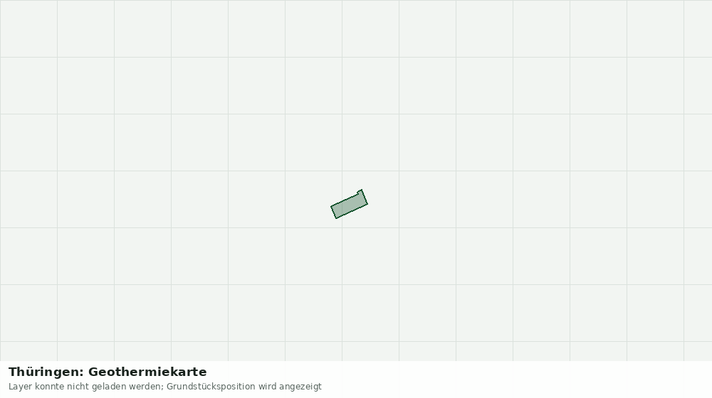 Statische Kartenansicht: Thüringen: Geothermiekarte