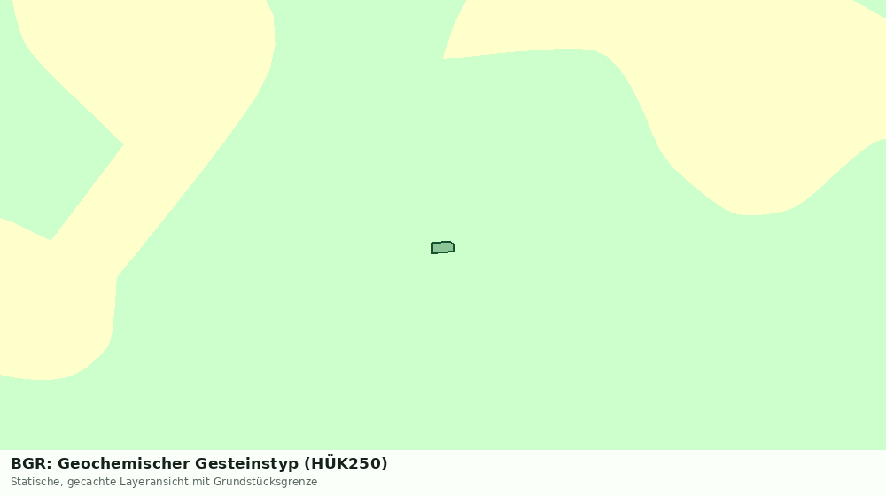 Statische Kartenansicht: BGR: Geochemischer Gesteinstyp (HÜK250)