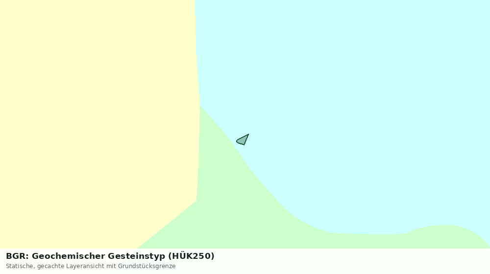 Statische Kartenansicht: BGR: Geochemischer Gesteinstyp (HÜK250)