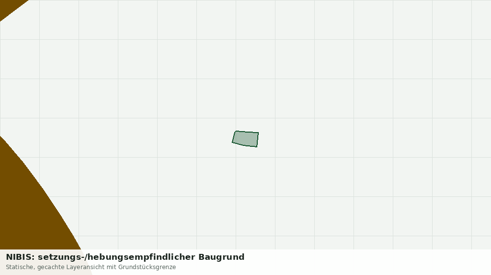 Statische Kartenansicht: NIBIS: setzungs-/hebungsempfindlicher Baugrund
