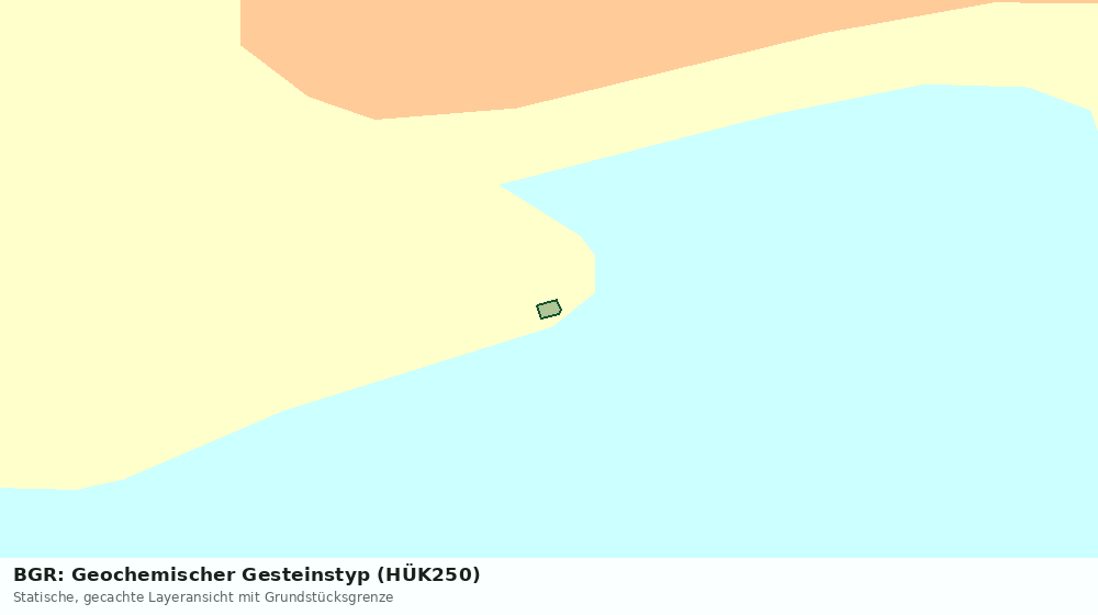 Statische Kartenansicht: BGR: Geochemischer Gesteinstyp (HÜK250)